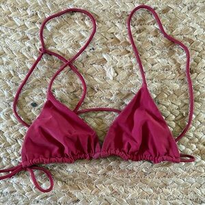 Ark & Co Red Bikini Top